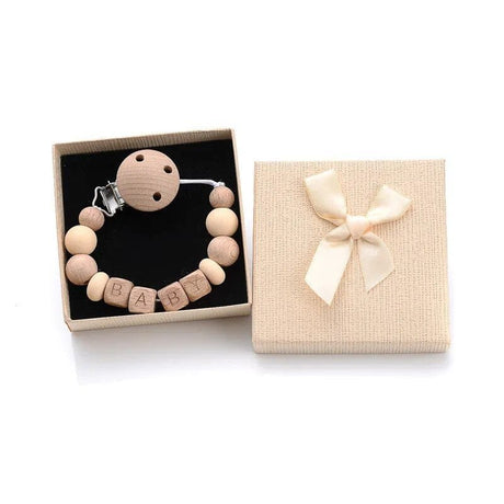 Personalized Baby Pacifier Clips with Name - Silicone Beaded Chain image 8