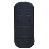 Black car seat cover with multiple straps