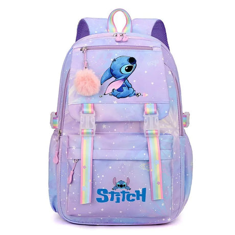 Backpack with cartoon character design.