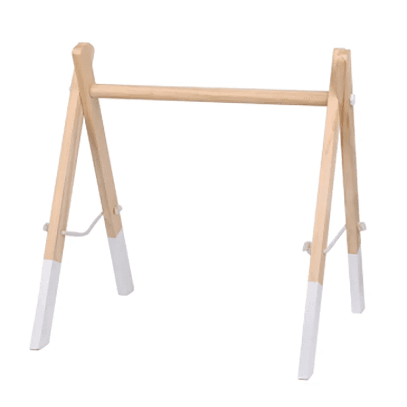 Natural Wooden Baby Gym & Teether with Clouds & Rodent image 12