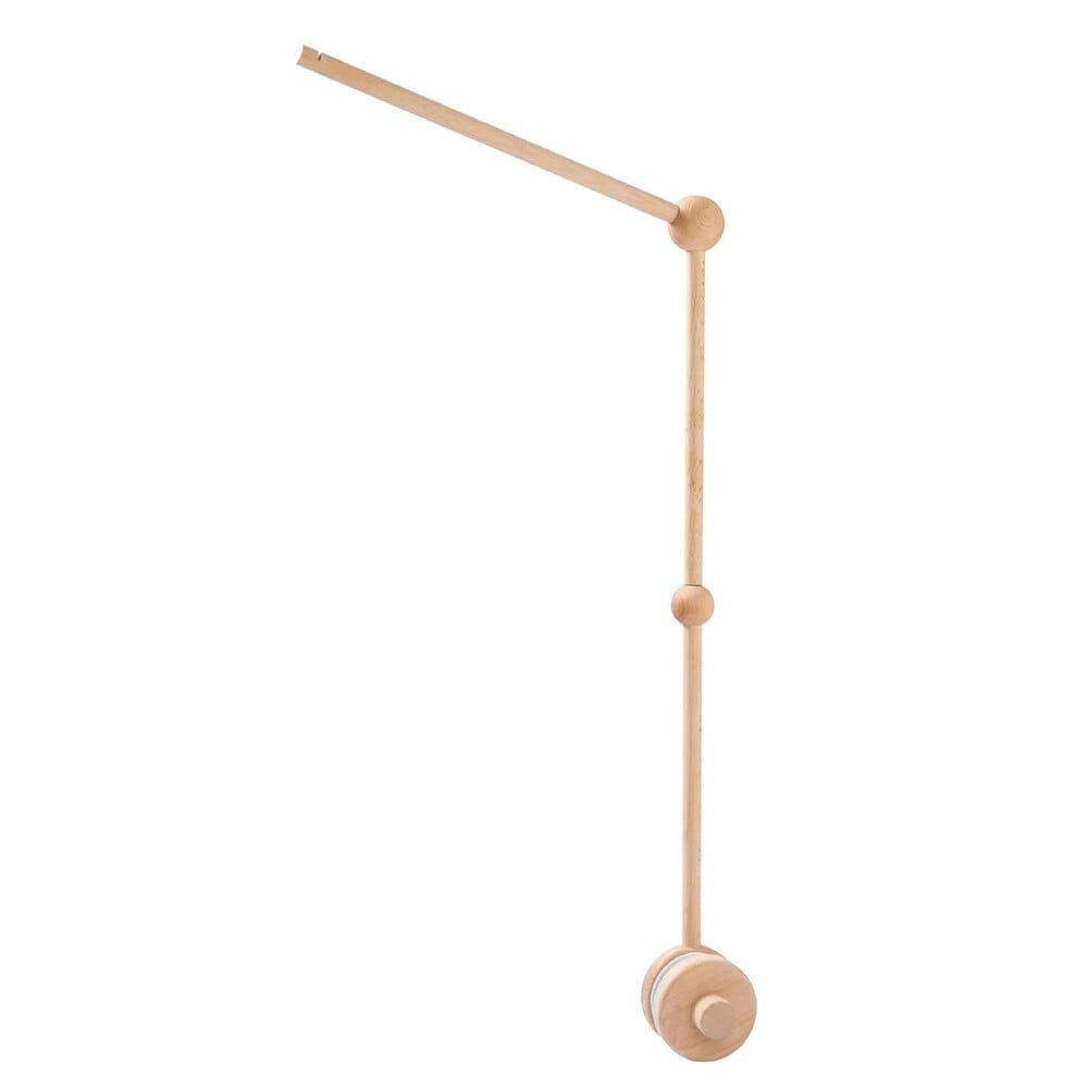 Natural Wooden Baby Gym & Teether with Clouds & Rodent - Bracket image