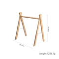 Natural Wooden Baby Gym & Teether with Clouds & Rodent image 9