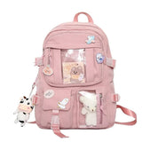 Pink & Purple High School Backpack for Girls image 6