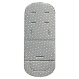 Soft Seat Cushion for Baby Stroller &amp; High Chair - Gray Star image