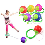 Colorful ring toss game with a child in the background