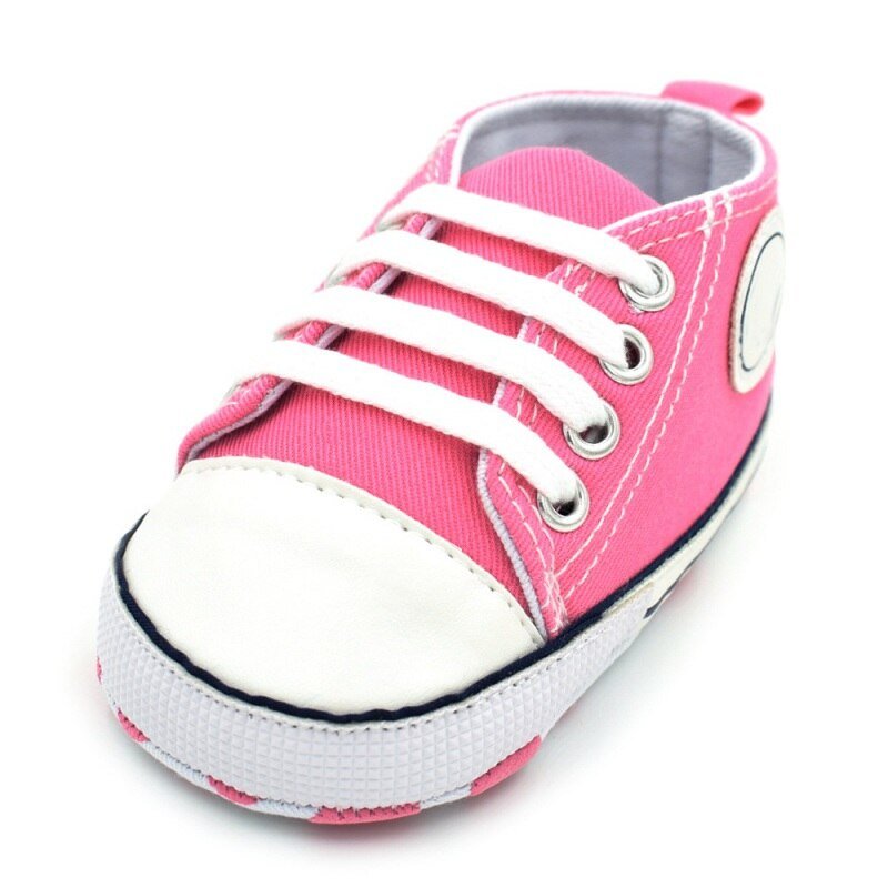 Classic Canvas Newborn Baby Boys Girls First Walkers Toddler Soft Sole Anti-slip Shoes image 14
