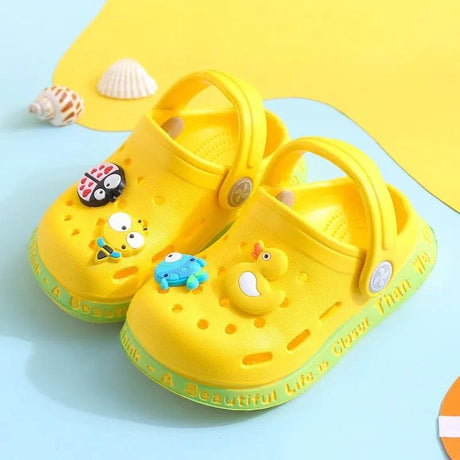 Summer Kids Hole Sandals - Anti-Skid Cartoon DIY Design image 6