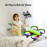 Tomzon A23 Mini Drone with LED, 3D Flip, 3 Speeds - Kids' Quadcopter image 4