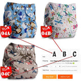 Baby Washable Reusable Cloth Pocket Nappy Diaper - 04, B image