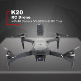 K20 RC Drone with 4K Camera ESC 5G GPS WiFi FPV Brushless 1800m Control Distance Foldable RC Helicopter image 3