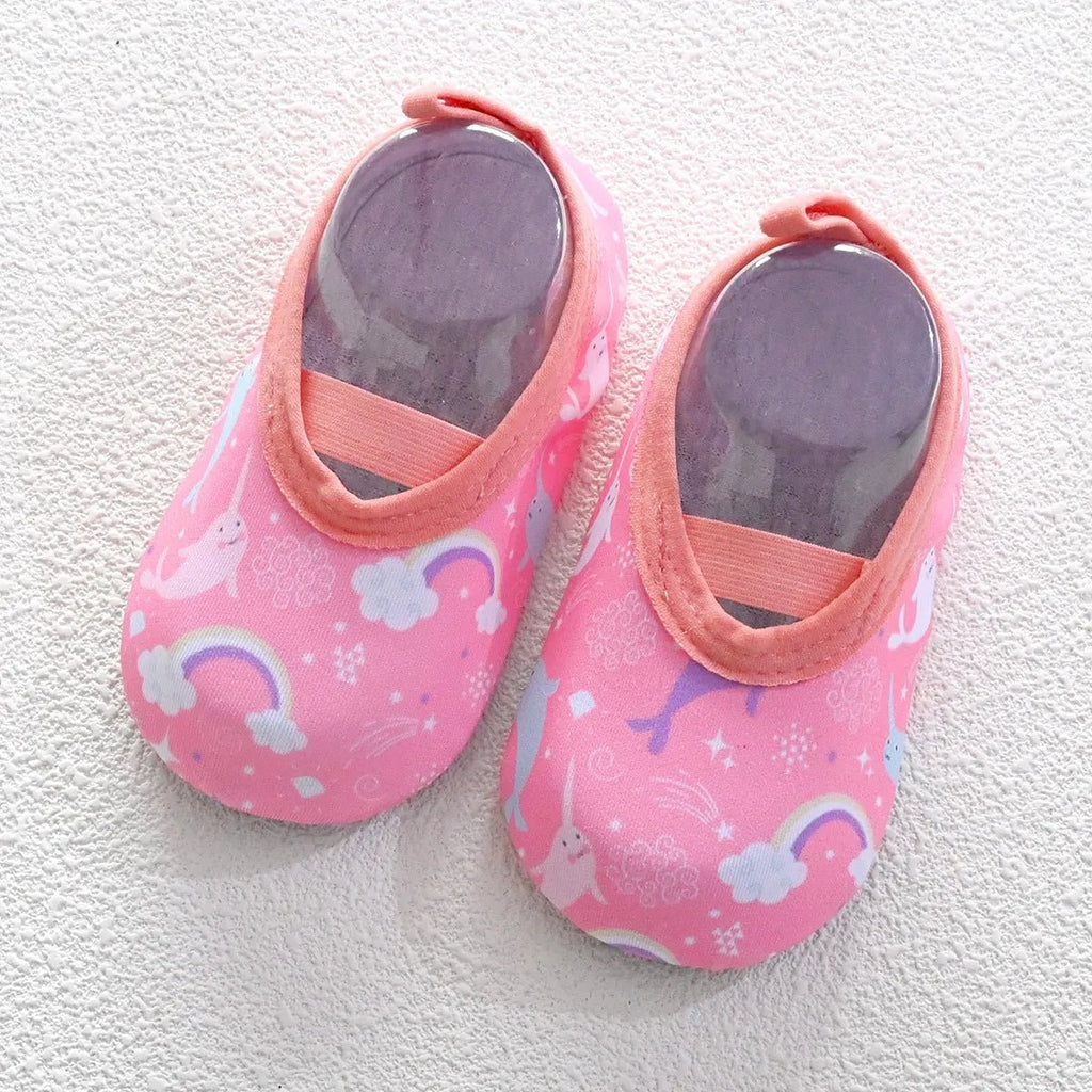 Cute Baby Floor Sock Shoes - Soft Sole, Anti-Skid for 0-4Y Kids image