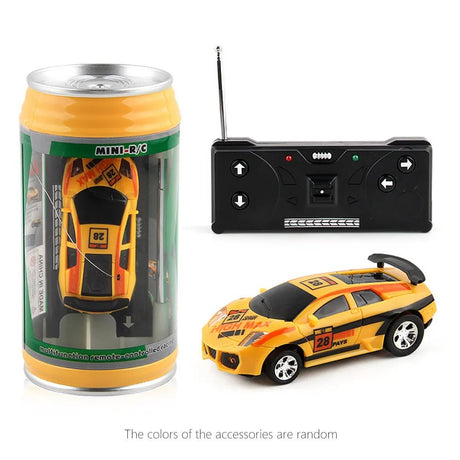 Mini RC Can Box Car - 6 Colors Micro Racing Light-Up Toy image 10