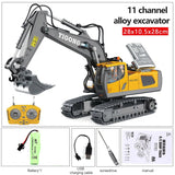 2.4G RC Excavator Model, Dump Truck & Bulldozer, Kids' Gift Toy image 8