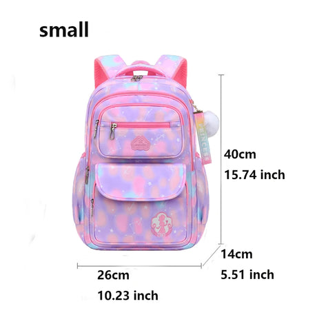 Small backpack with measurements 