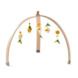 Baby Wooden Play Gym with Hanging Sensory Mobile Toys - Flower Bracket image