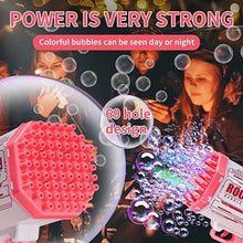 Astronaut Bubble Gun Machine bubble blower showing dense bubble output for garden parties and summer play.
