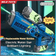 Toy water gun with electric and lighting features.