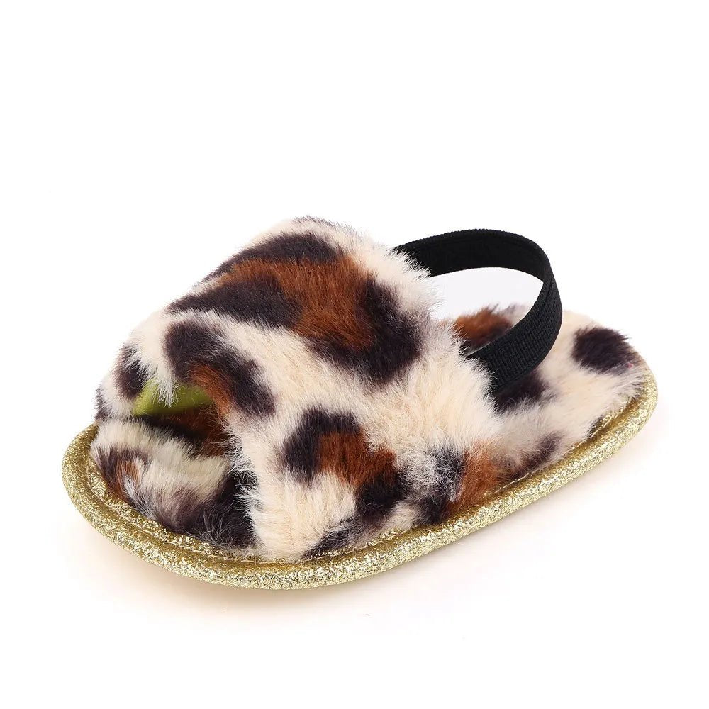 Faux Fur Fashion Baby Shoes - Cute for Newborns & Toddlers image