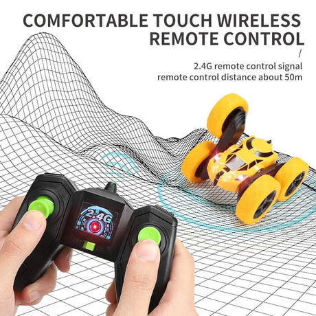 Double Sided RC Stunt Car 360° Rotation 2.4G Remote Boys Toy image 2