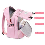 Waterproof High School Backpack for Girls: Spacious, Quality Campus Bag image 4