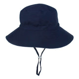 Summer Baby Sun Cap - UV Protection, 0-8 Years, Bucket Style - Navy blue, 0 to 3 years image