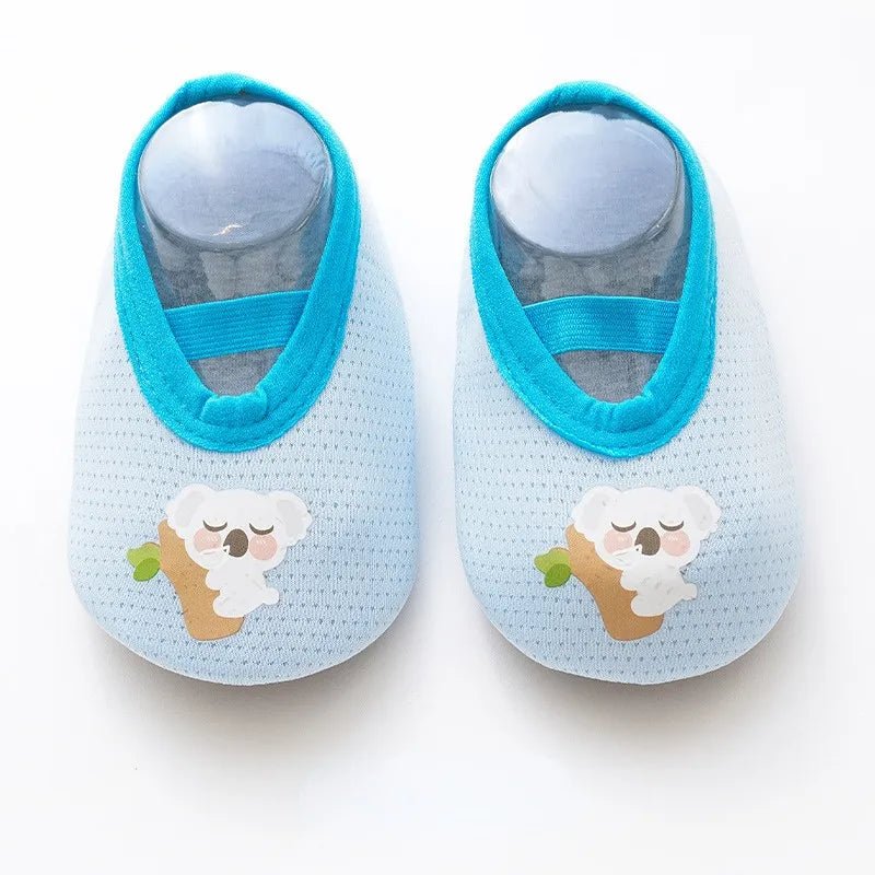 Cute Baby Floor Sock Shoes - Soft Sole, Anti-Skid for 0-4Y Kids image