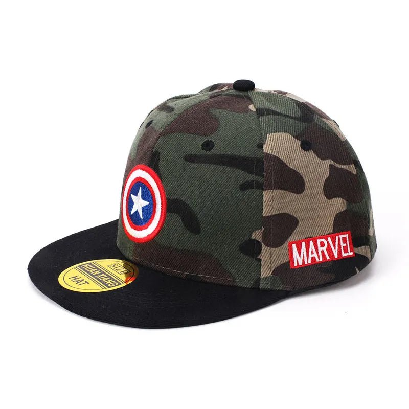 Disney Spiderman Kids Baseball Cap - Adjustable, 2-8Y - army captain image