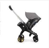 3-in-1 High Landscape Baby Stroller - Newborn Travel System & Cradle image 6