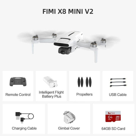 FIMI X8 MINI V2 4K Camera Drone - Lightweight, 250g, 2023 Model image 12
