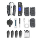 K20 RC Drone with 4K Camera ESC 5G GPS WiFi FPV Brushless 1800m Control Distance Foldable RC Helicopter - 4K 3Battery image