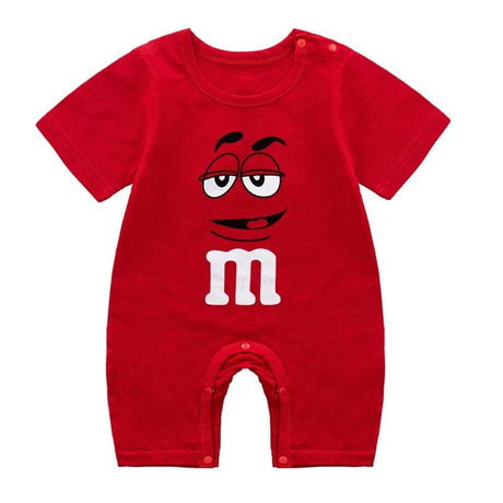 Solid Summer Romper: Short Sleeve Pajama Bodysuit for Infants image 1