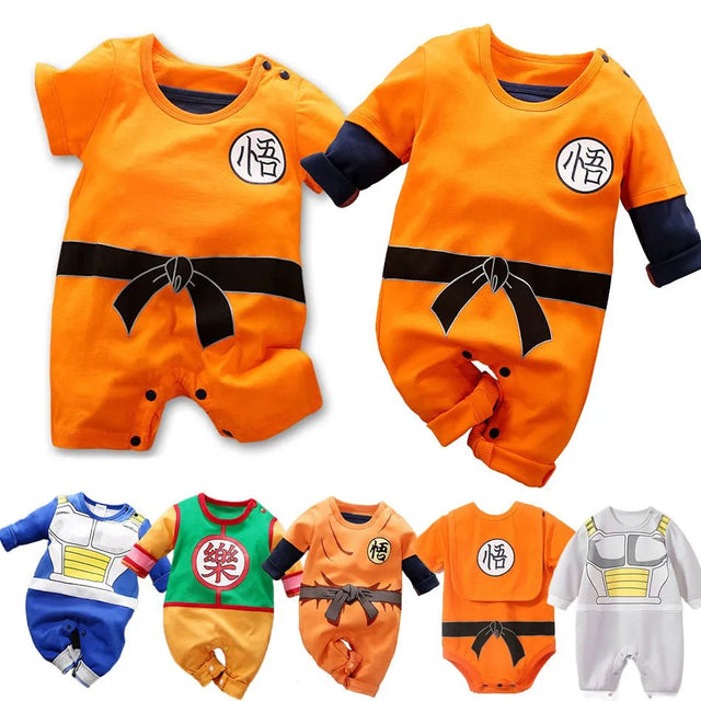 Collection of baby rompers in various designs