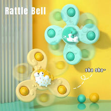 Baby Bath Sucker Spinner with cartoon character design for suction-cup fidget play during bath time.
