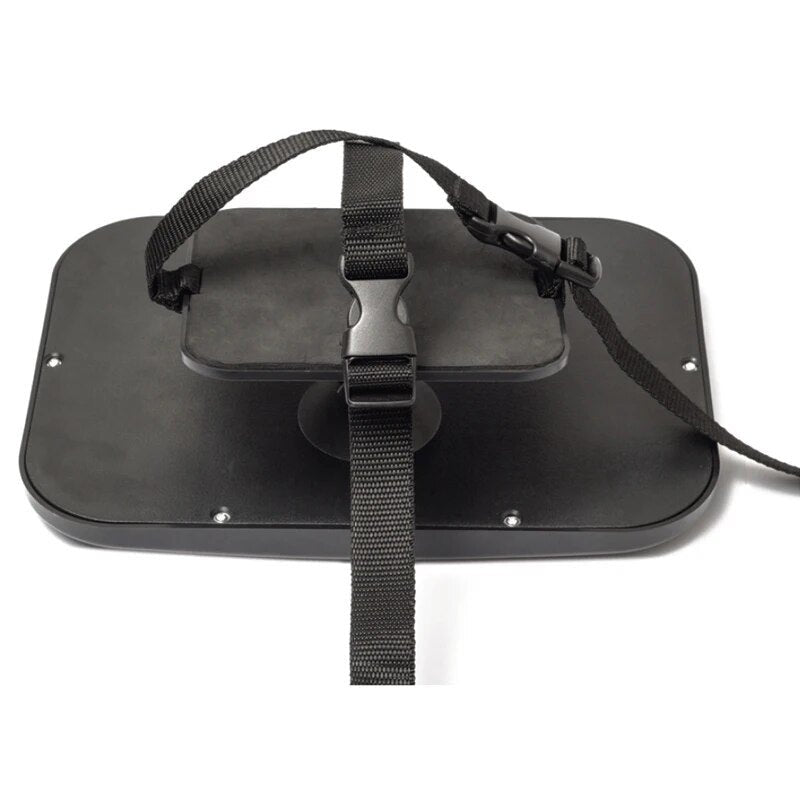 Adjustable Wide Car Seat Mirror with safety strap for rear-facing baby monitoring on drives.