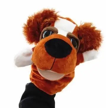 Plush lion toy.