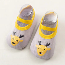 Cute Baby Floor Sock Shoes soft sole anti-skid design shown in back view for everyday toddler comfort.