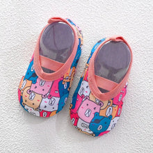 Cute Baby Floor Sock Shoes soft sole anti-skid design shown in tread pattern detail for gift sets for baby milestones.