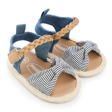 Soft Sole PU Baby Girls Canvas Bow First Walkers Shoes styled pair for outfit planning, family outings, and newborn gift sets.