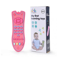 Babys learning toy set packaging box display featuring phone, remote, and car keys toys.