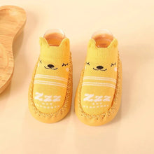 Color Matching Baby Sock Shoes soft-soled sneakers in a black colorway for versatile daily wear.
