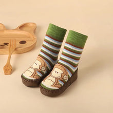 Color Matching Baby Sock Shoes soft-soled sneakers displayed as a single shoe for detail viewing.