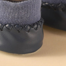 Color Matching Baby Sock Shoes soft-soled sneakers close-up of the toe area for flexible movement.