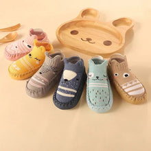 Color Matching Baby Sock Shoes soft-soled sneakers laid flat from above for a clear top view.