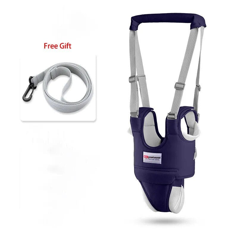 Purple baby bouncer with gray strap and free gift 