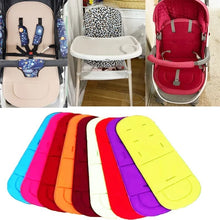 Soft Seat Cushion for Baby Stroller and High Chair shown as colourful cushion covers for mealtimes, feeding comfort, and easy seat protection.