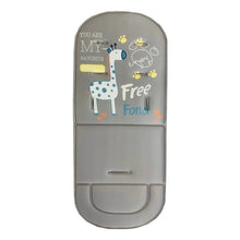 Soft Seat Cushion for Baby Stroller and High Chair in grey giraffe cartoon print for cheerful nursery styling and daily use.