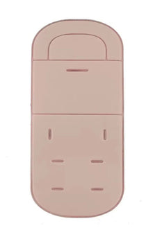 Soft Seat Cushion for Baby Stroller and High Chair in pink patterned fabric for cheerful pram and high chair styling.