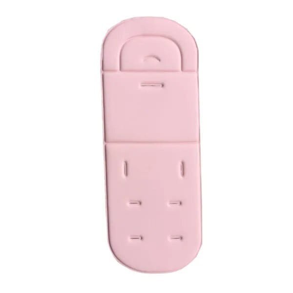 Soft Seat Cushion for Baby Stroller and High Chair pink quilted liner panel for gentle padding under babies during long outings.