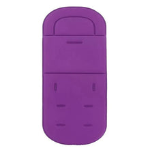 Soft Seat Cushion for Baby Stroller and High Chair in purple for cosy padded comfort during stroller and car seat rides.