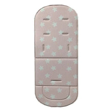 Soft Seat Cushion for Baby Stroller and High Chair star print liner fitted view for everyday pram rides and cushioned high chair seating.